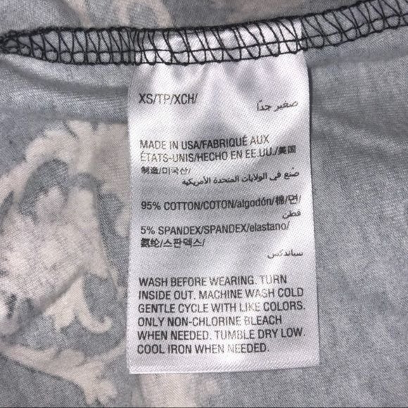 INC Women's Status Chain-Print Bike Shorts - Picture 7 of 7